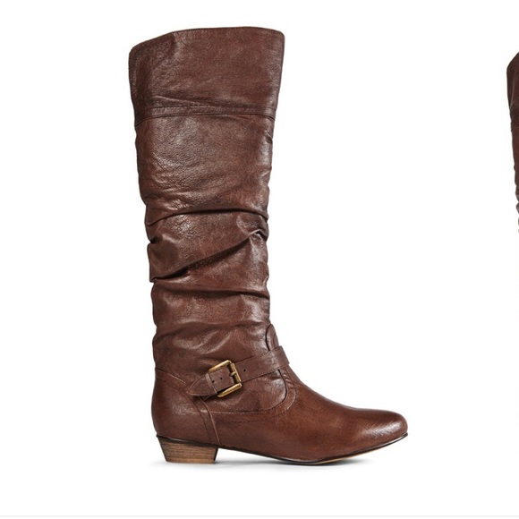 NEW brown boots - JustFab Evans size 11 - Picture 3 of 13